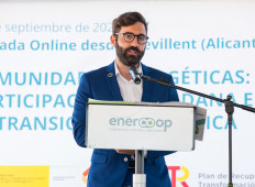 Joan Groizard, director general del IDAE, durante su intervención