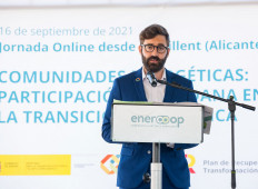 Joan Groizard, director general del IDAE, durante su intervención